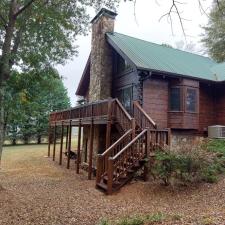 Log Home Surface Stripping And Staining In Jasper GA 3